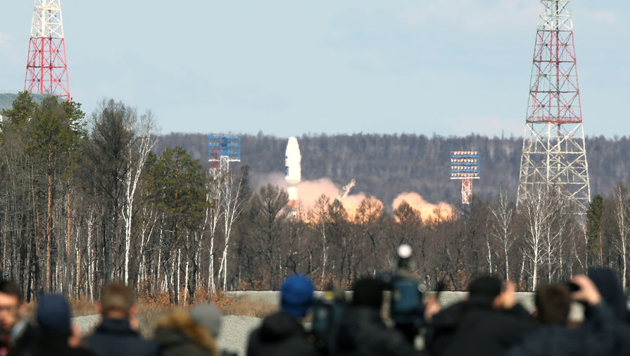 Старт ракеты-носителя &laquo;Союз-2.1а&raquo;