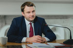 Министр экономического развития Максим Орешкин во время интервью в редакции «Газеты.Ru»