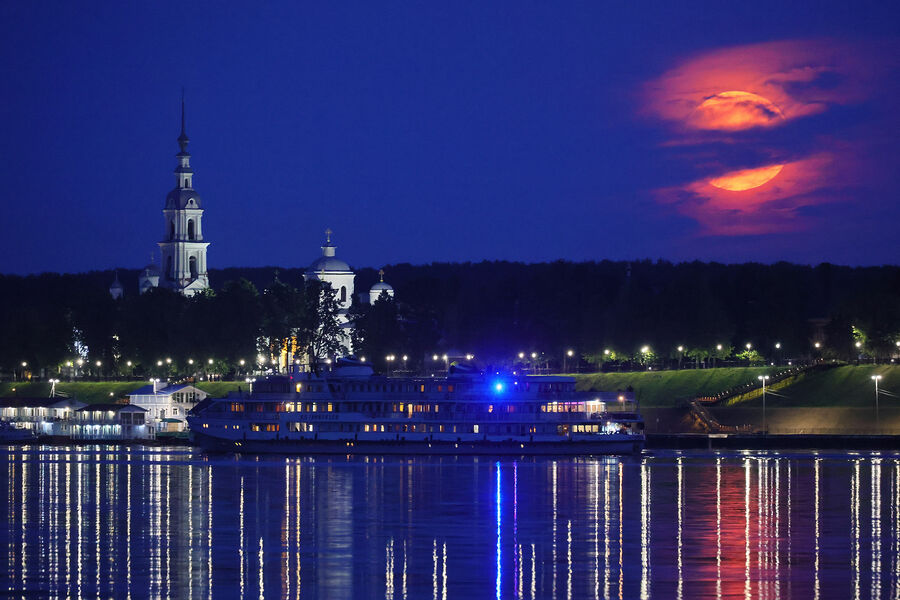 Суперлуние в&nbsp;Ивановской области, 13&nbsp;июля 2022&nbsp;года