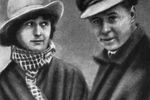 Сергей Есенин с женой Айседорой Дункан, 1922 год