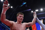 Александр Поветкин (Россия) после победы в&nbsp;титульном поединке против Андрея Руденко (Украина) за&nbsp;титулы WBO International и WBA International в&nbsp;Государственном центральном концертном зале &laquo;Россия&raquo; в&nbsp;Москве, 2017&nbsp;год 