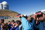 Подготовка к солнечному затмению в чилийской обсерватории Ла-Силла, 2 июля 2019 года