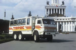 Вахтовый автобус-вездеход Камского автомобильного завода на ВДНХ, 1991 год