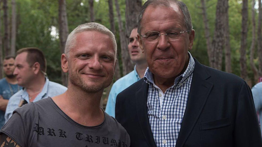 Александр Шаляпин и Министр иностранных дел Российской Федерации Сергей Лавров
