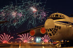 Фейерверк на II международной выставке авиационной техники «Bahrain International Air Show», 2012 год