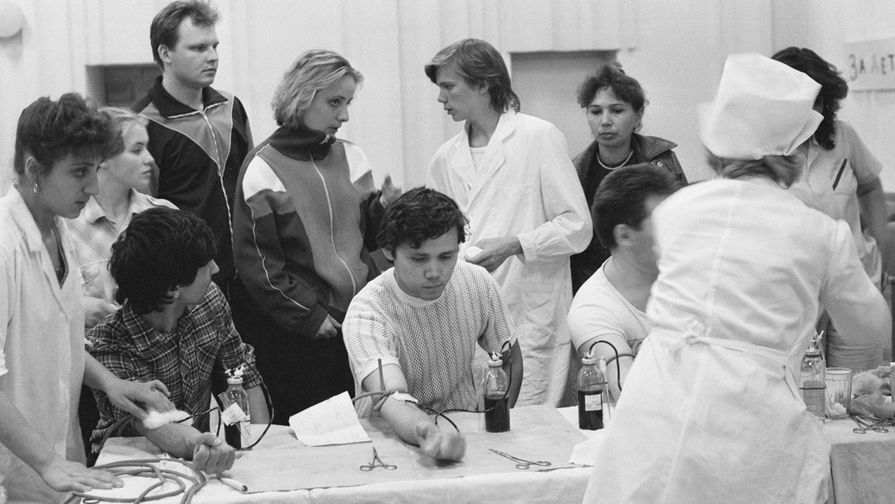 Станция переливания крови в Уфе, 5 июня 1989 года