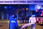 У концертного зала «Крокус Сити Холл», где произошла стрельба, 22 марта 2024 года