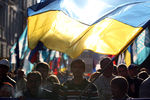 Участники акции оппозиции «Марш мира» в Москве