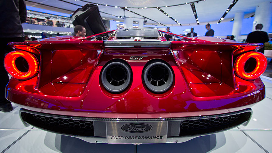 Ford GT на моторшоу в Детройте, 9 января 2017 года