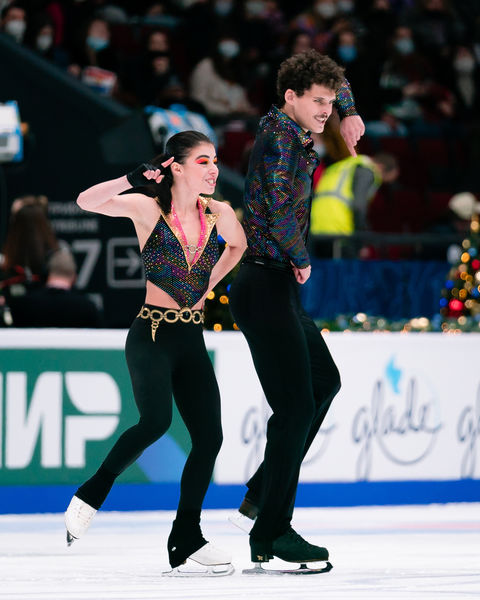 Карина Акопова и Никита Рахманин выступают с&nbsp;произвольной программой на&nbsp;чемпионате России &mdash; 2022