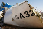 На месте крушения российского самолета Airbus A321 в Египте