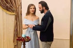 Елизавета Арзамасова и Илья Авербух в ЗАГСе