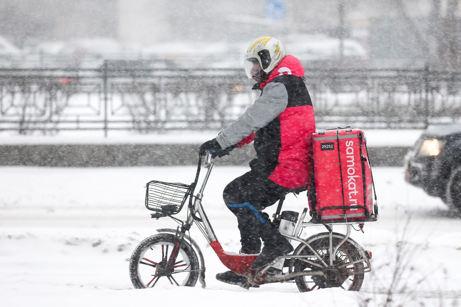 Во время снегопада в&nbsp;Москве, 7&nbsp;декабря 2021&nbsp;года