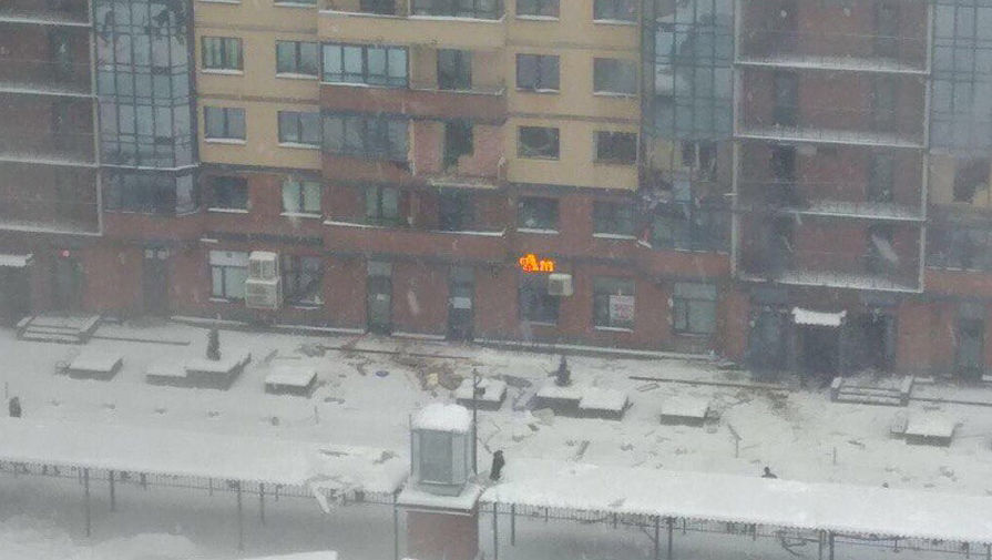 Последствия взрыва в&nbsp;жилом доме в&nbsp;Приморском районе Санкт-Петербурга, 9 февраля 2018 года