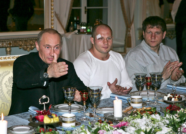 Братья вместе с президентом РФ. Апрель 2007 года