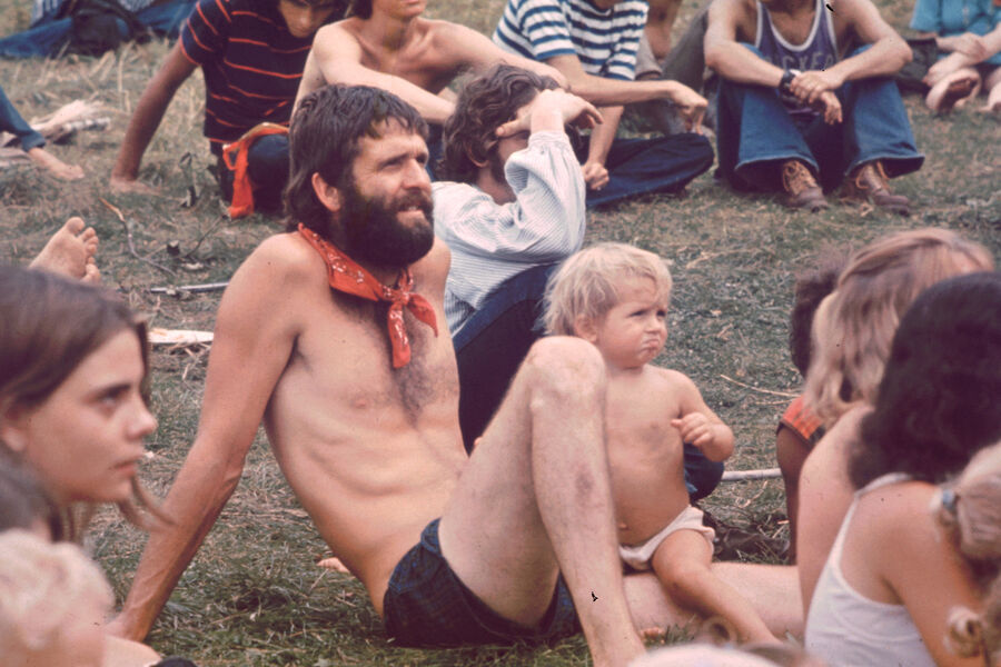 Во время музыкального фестиваля Woodstock, 1969&nbsp;год