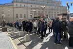 Во время церемонии прощания с первым президентом СССР Михаилом Горбачевым в Москве, 3 сентября 2022 года