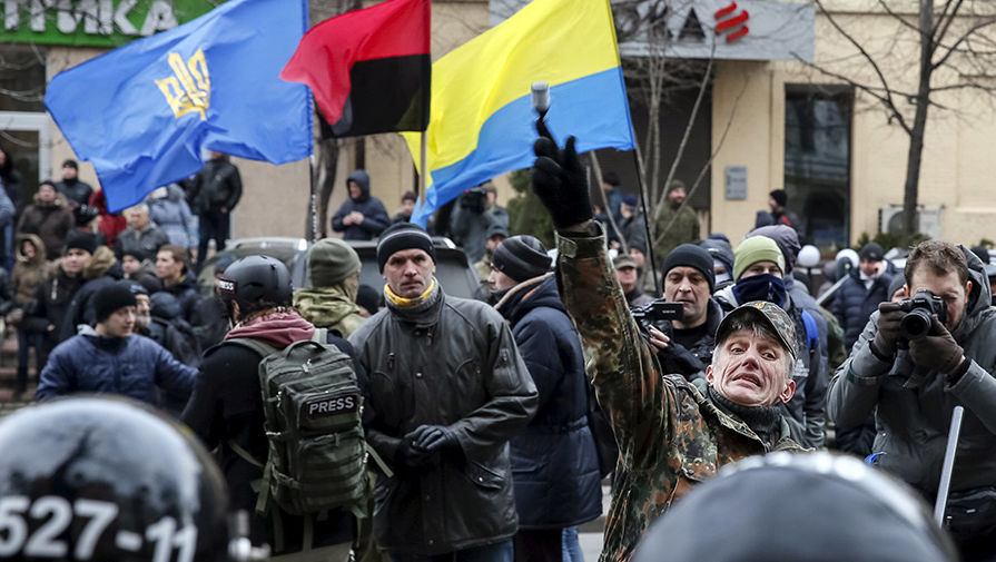 Митинг в центре Киева
