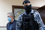 Михаил Ефремов в Пресненском суде Москвы в день оглашения приговора по делу о смертельном ДТП, 8 сентября 2020 года