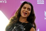 Певица BEARWOLF (Валерия Василевская) на праздновании дня рождения телеканала «МУЗ-ТВ» в Государственном Кремлевском дворце в Москве, 19 октября 2025 года