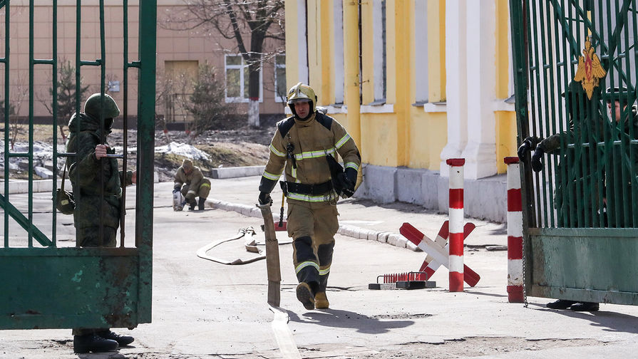 Ситуация на&nbsp;месте взрыва на&nbsp;территории Военно-космической академии им. А.Ф. Можайского в&nbsp;Санкт-Петербурге, 2 апреля 2019 года