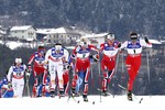 Норвежка Марит Бьорген идет к своей второй золотой медали на этом чемпионате мира