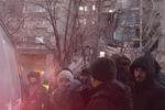 Ситуация на месте обрушения подъезда в жилом доме в Магнитогорске, 31 декабря 2018 года