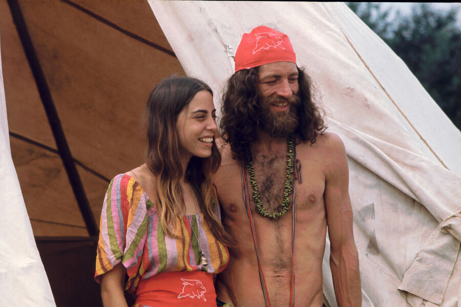 Во время музыкального фестиваля Woodstock, 1969&nbsp;год