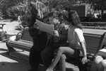 Дрессировщик цирка на Цветном бульваре Иван Кудрявцев и медведь Гоша, 1979 год