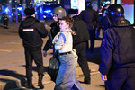 У концертного зала «Крокус Сити Холл», где произошла стрельба, 22 марта 2024 года