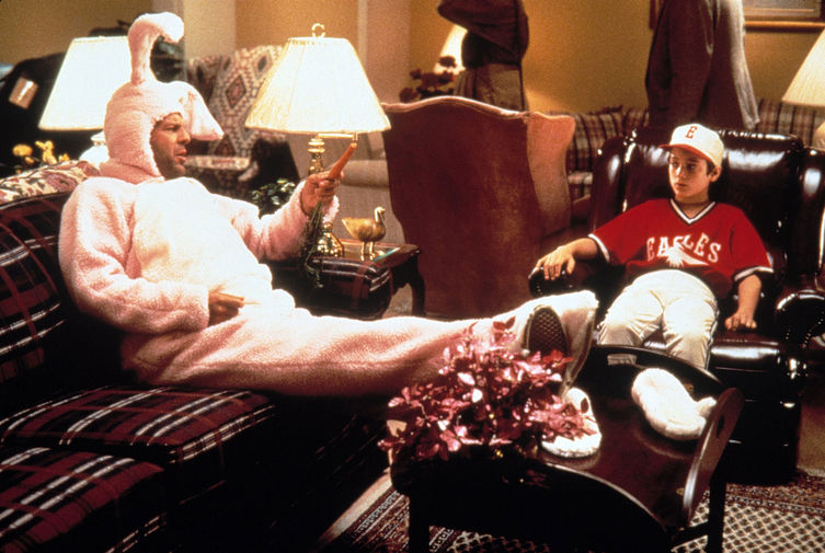 Брюс Уиллис и Элайджа Вуд в фильме «Норт» (1994)