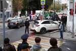 Последствия ДТП с участием двух легковых автомобилей в районе д. 47 на ул. Остоженка, 21 сентября 2020 года