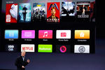 Тим Кук во время презентации Apple