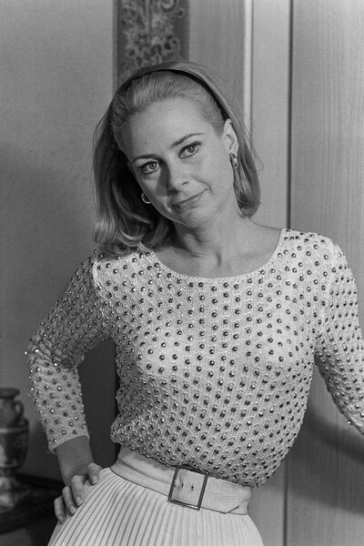Женевьев Паж на&nbsp;съемках фильма &laquo;Нежный проходимец&raquo;, 1966&nbsp;год