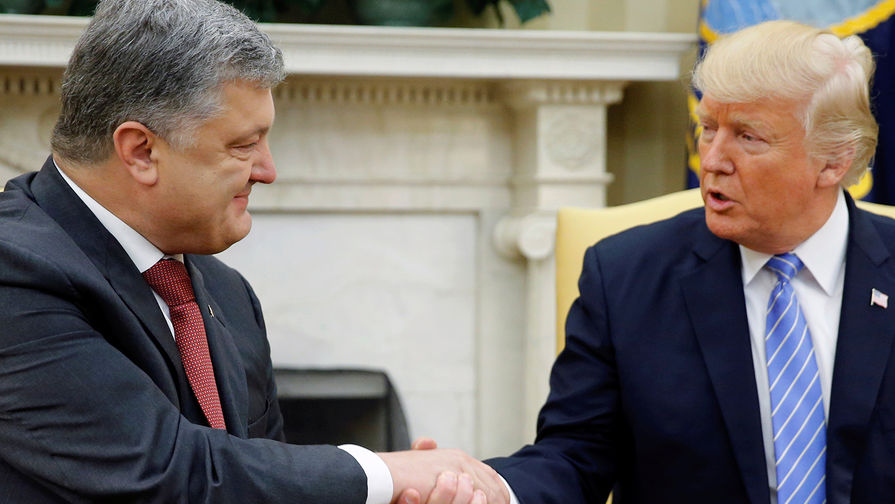 Президент Украины Петр Порошенко и президент США Дональд Трамп во время встречи в&nbsp;Белом доме в&nbsp;Вашингтоне, 20&nbsp;июня 2017&nbsp;года