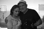 Певица Дженнифер Лопес и фотограф Петер Линдберг