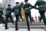 Церемония открытия памятника Михаилу Калашникову в центре Москвы, 19 сентября 2017 года