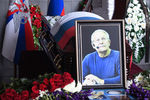 Во время церемонии прощания с борцом Александром Иваницким в легкоатлетическо-футбольном комплексе ЦСКА на Ленинградском проспекте в Москве, 29 июля 2020 года