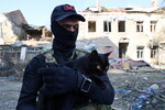 Боец ЧВК «Вагнер» в Артемовске, 24 марта 2023 года