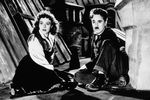 Чарли Чаплин и Полетт Годдар в фильме «Великий диктатор» (1940)
