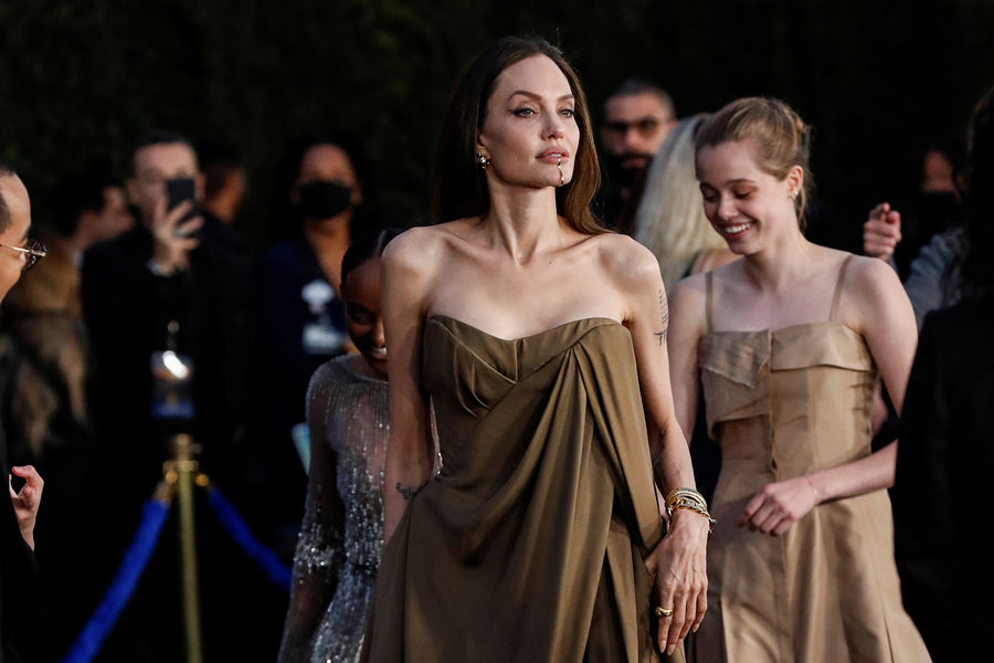 Анджелина Джоли на&nbsp;премьере фильма &laquo;Вечные&raquo; в&nbsp;Голливуде, 19&nbsp;октября 2021&nbsp;года