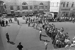 Оцепление и усиленные меры безопасности в день похорон советского актера театра и кино, поэта и певца Владимира Высоцкого, 28 июля 1980 года