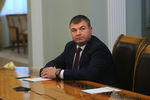 Анатолий Сердюков во время совещания по противодействию терроризму (2012 г.)