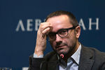 Режиссер Андрей Звягинцев на пресс-конференции перед премьерой фильма «Левиафан» в Москве