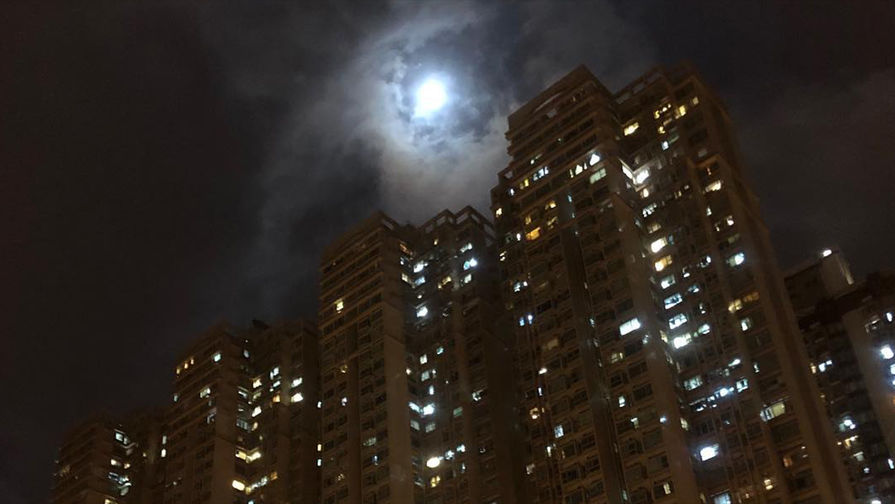 Суперлуние в Китае, 19 февраля 2019 года