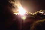 На месте взрыва и пожара на газораспределительной станции в Казани, 13 июня 2020 года