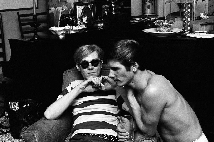 Энди Уорхол и Патрик Флеминг на&nbsp;съемках фильма «Девушки из&nbsp;«Челси», 1966&nbsp;год