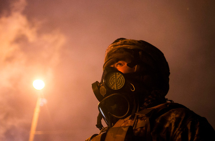 Во время столкновений между&nbsp;оппозицией и правоохранительными органами у&nbsp;стадиона &laquo;Динамо&raquo;
