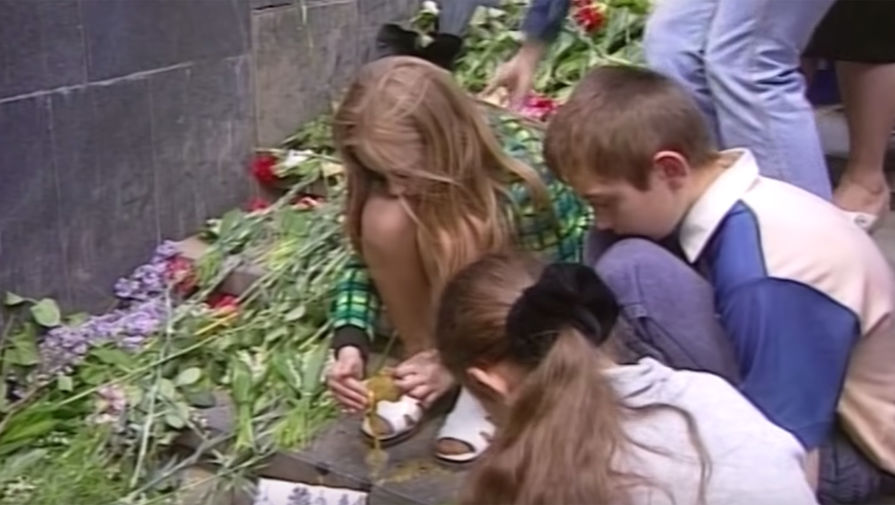 На&nbsp;месте трагедии в&nbsp;Минске, 1 июня 1999 года