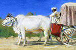 Василий Верещагин. Повозка в Дели. 1874-1876 гг. Фрагмент